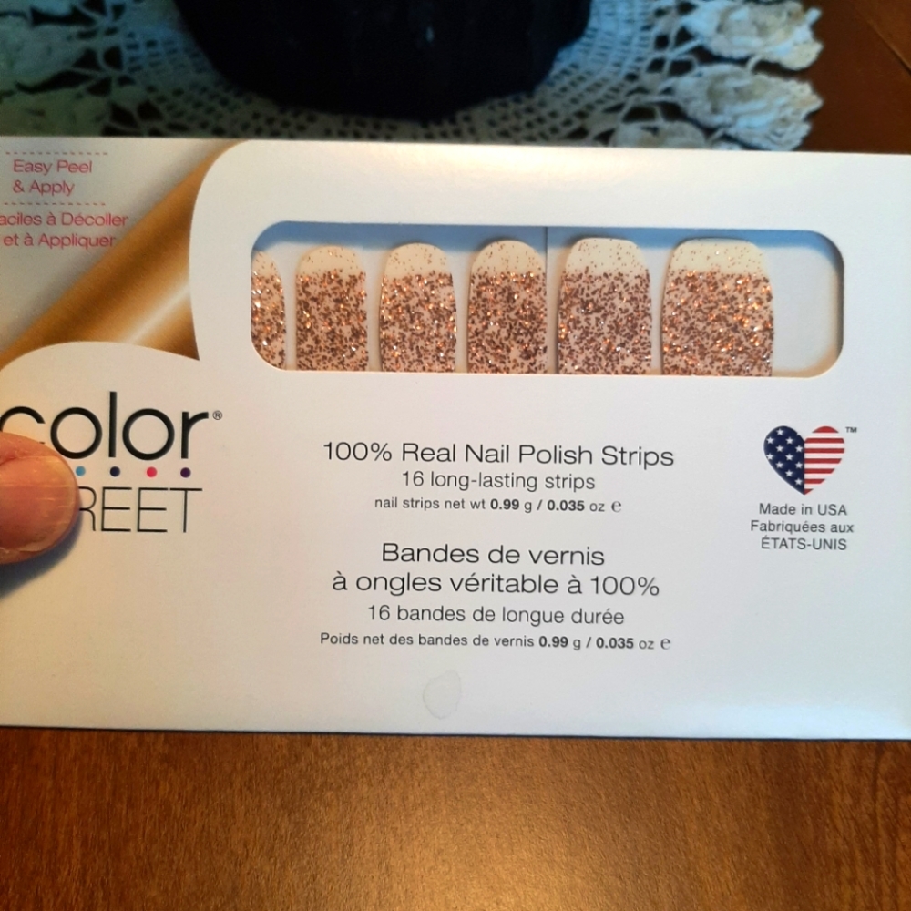 Color Street "Coming Up Rose Gold" Nail Polish Strips